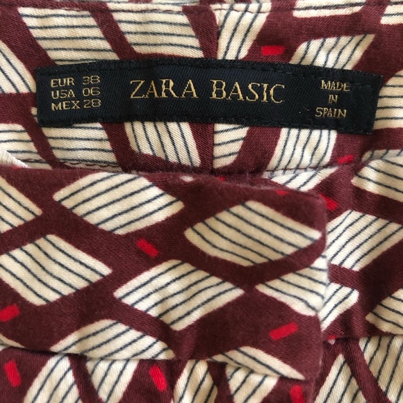 Zara Basic Trousers sz 6 - Picture 6 of 6